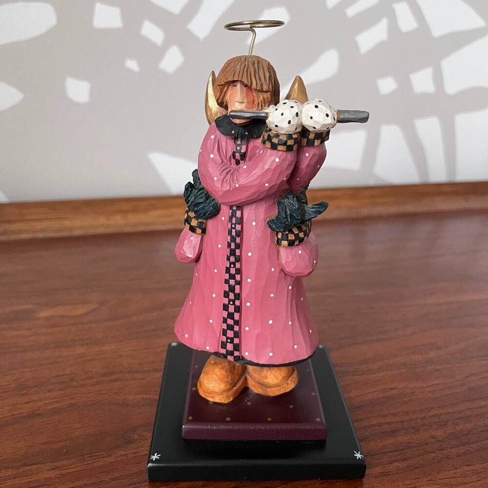 Williraye Studio Angel w/ Flute Christmas Figurine Coyne's & Co. Vtg 1997 WW2341